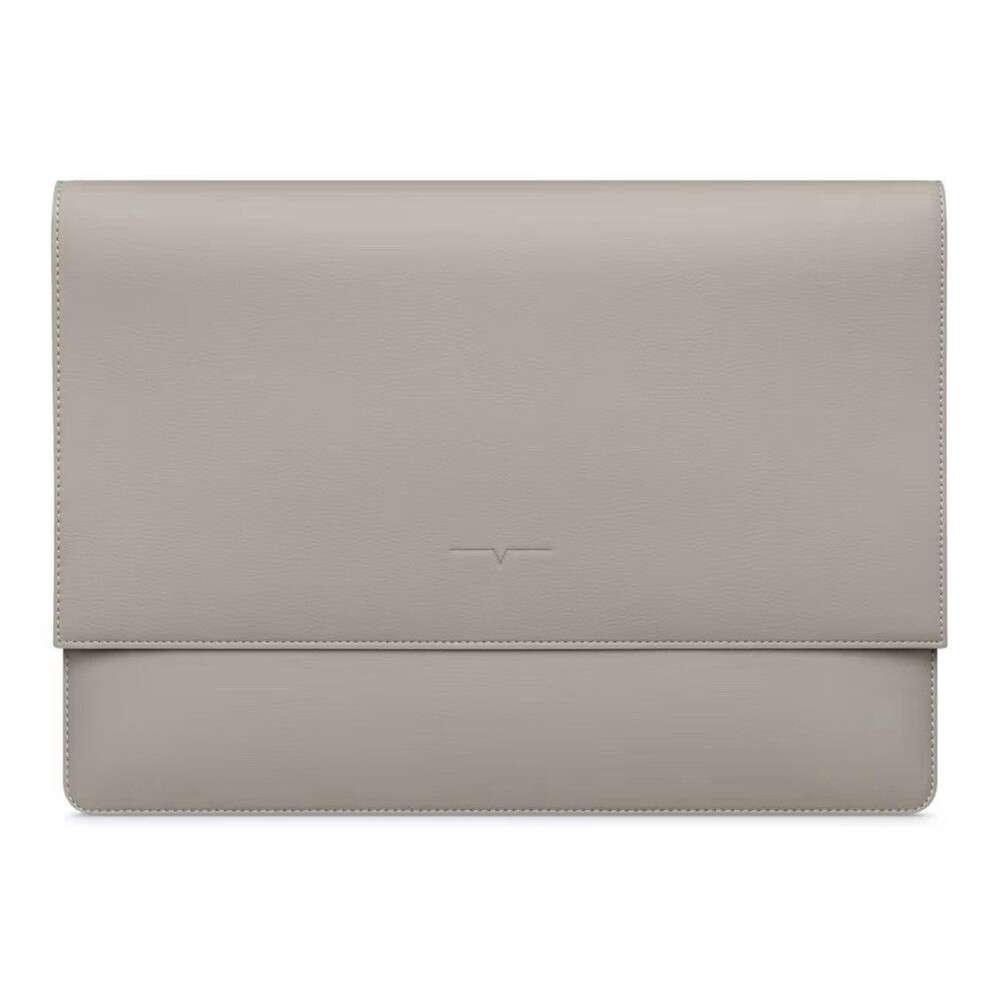 New Von Holzhausen MacBook Portfolio 16" vegan Leather Cover Stone Gray Apple